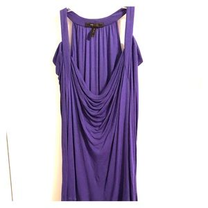 Open shoulder long sleeve bcbg dress